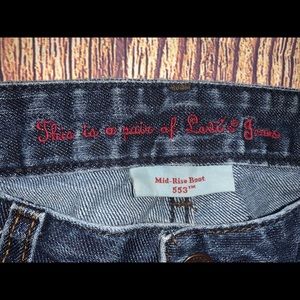 Levi's mid Rise Boot jeans